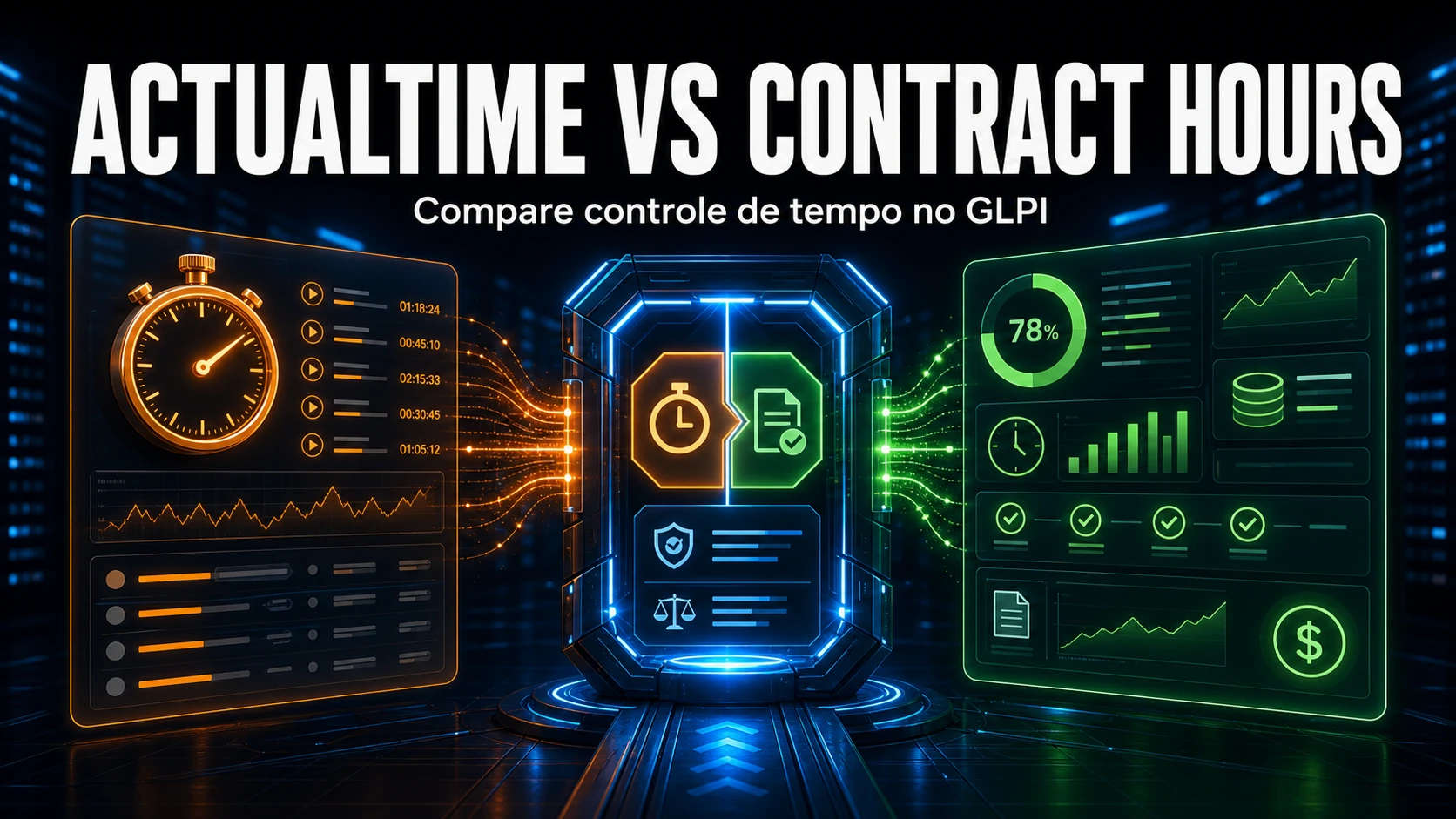 ActualTime vs Contract Hours: Controle de Tempo no GLPI