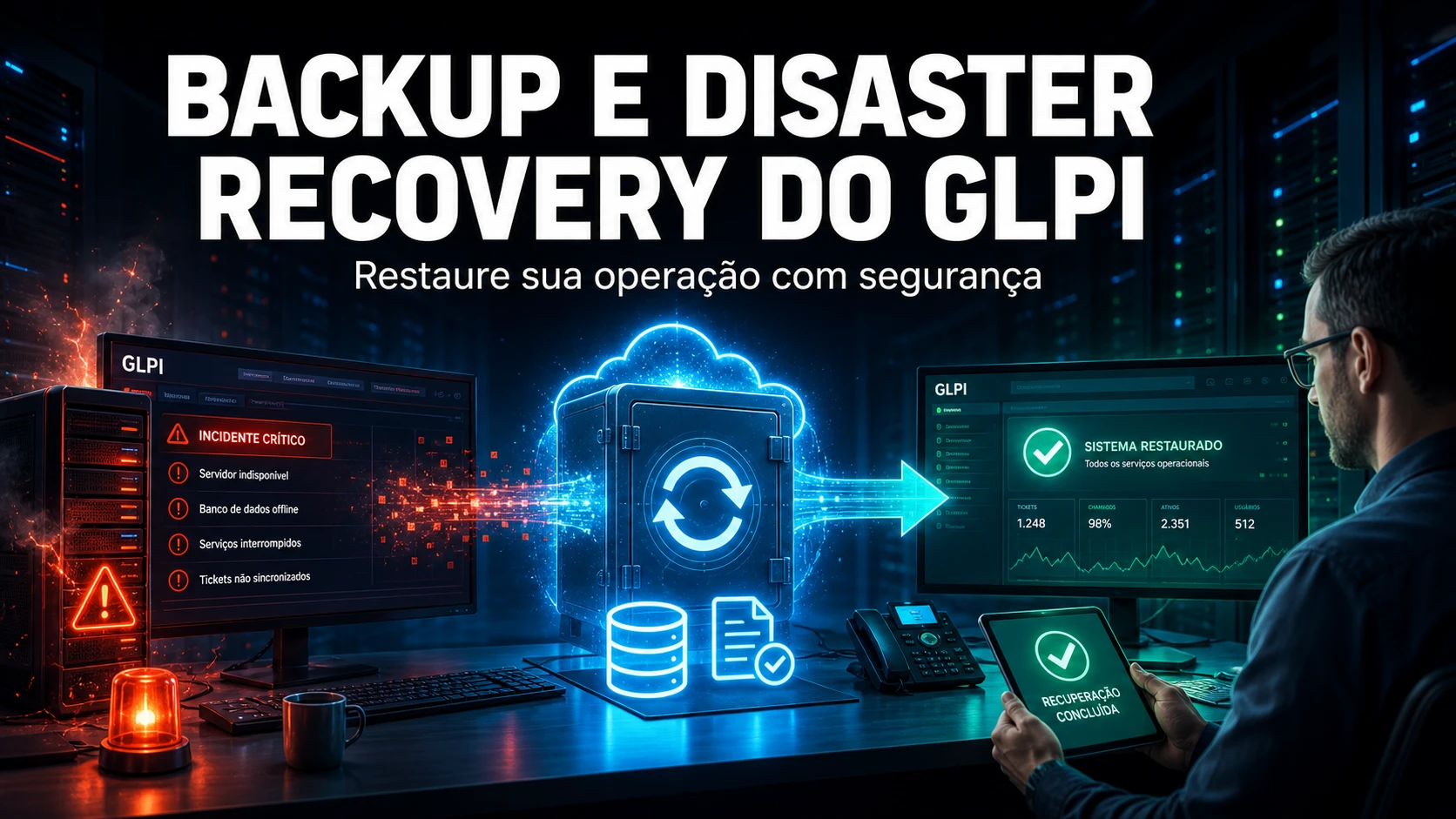 Backup e Disaster Recovery do GLPI: Guia Definitivo