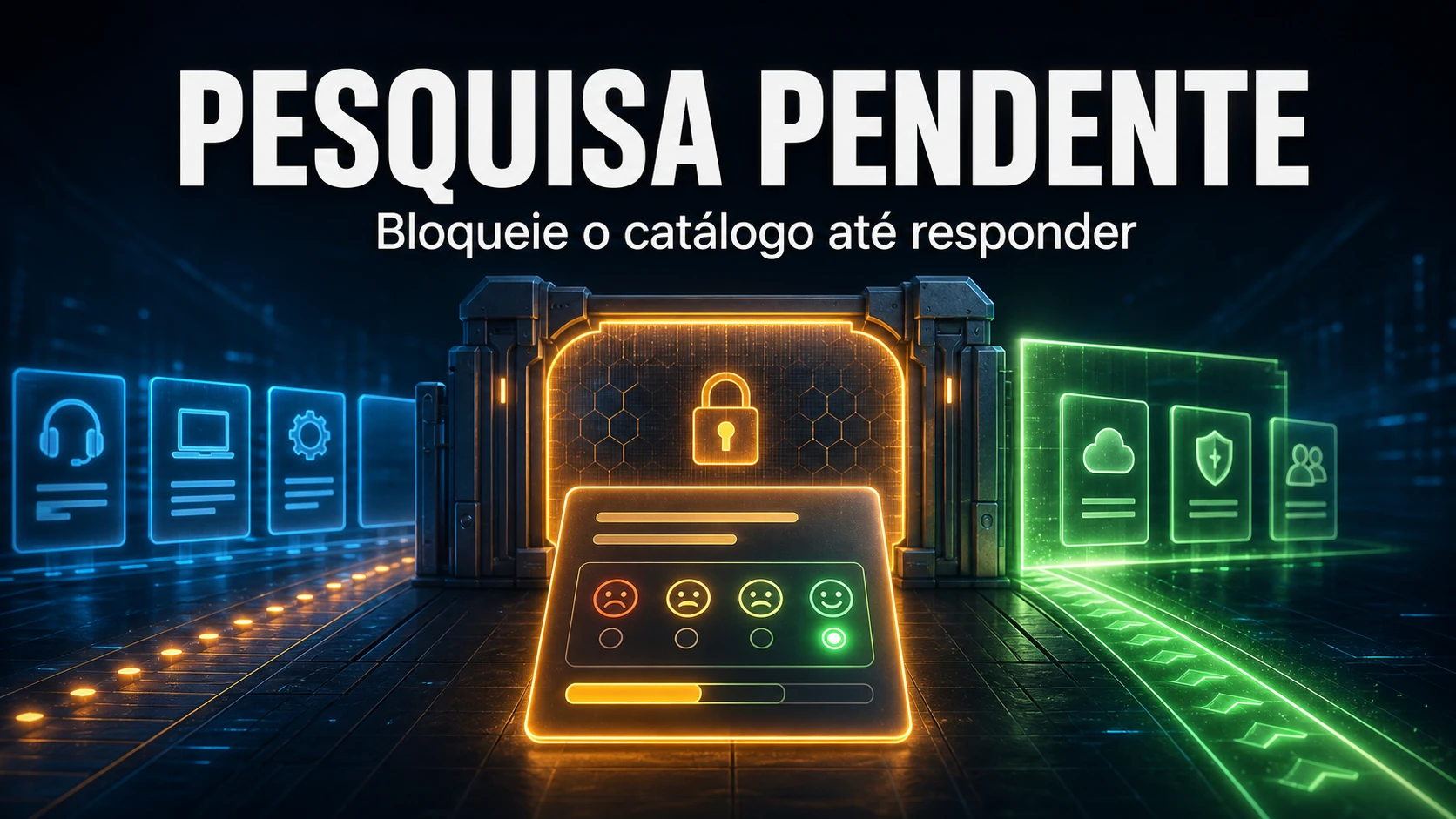 Como bloquear catálogo de serviços com pesquisa pendente no GLPI