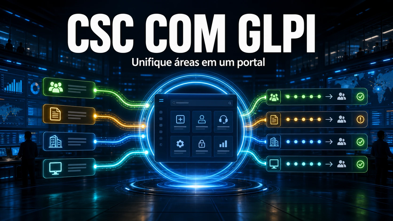 Central de Serviços Compartilhados (CSC) com GLPI