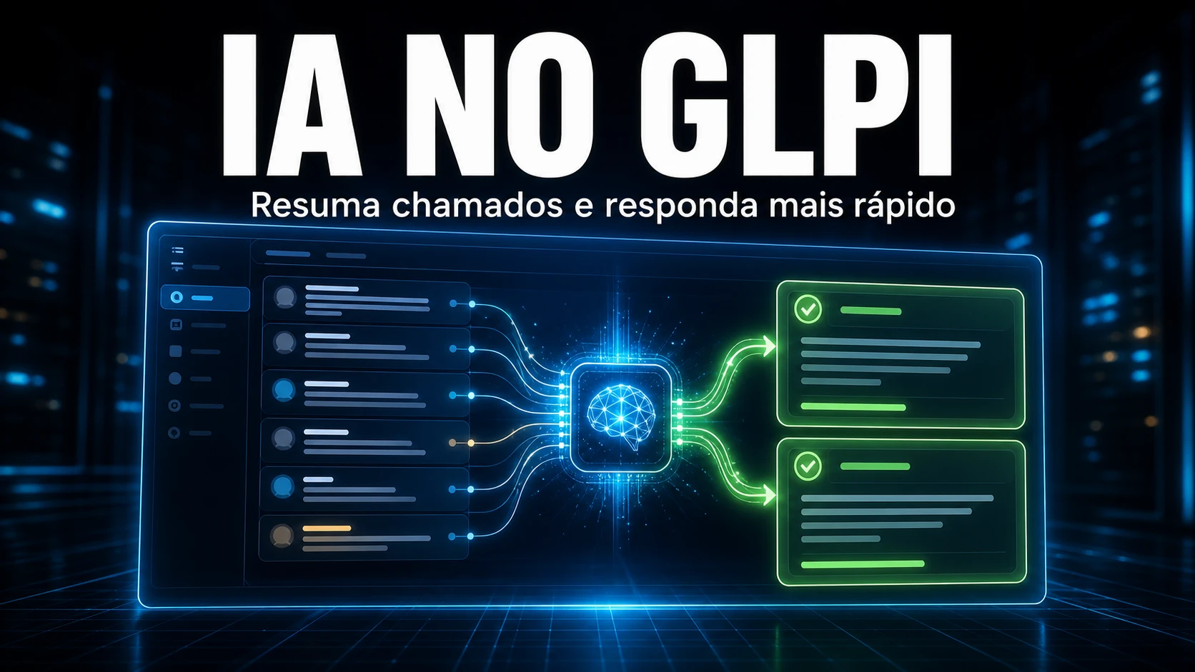 Como usar IA para resumir e responder chamados no GLPI