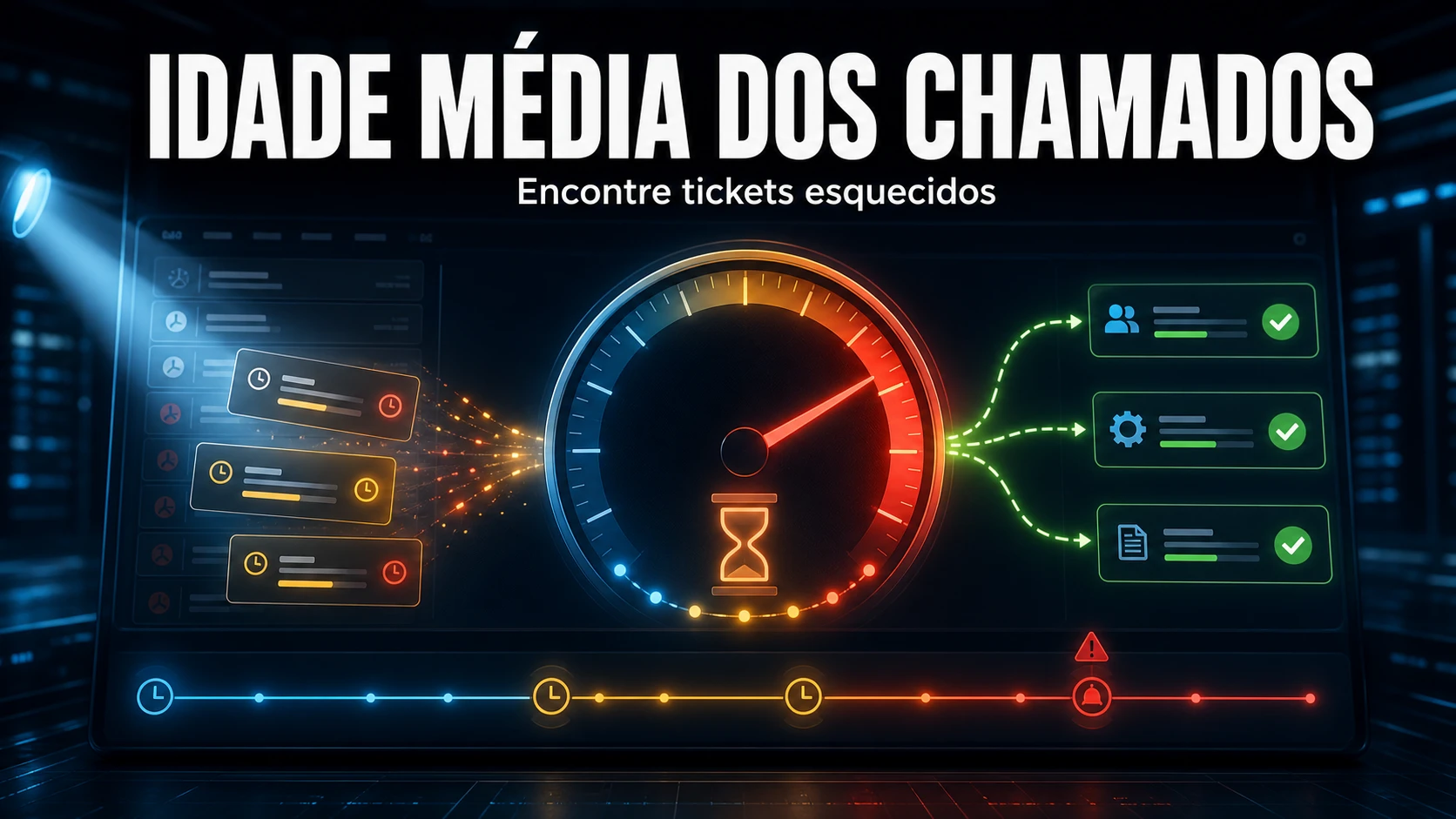 Idade Média dos Chamados: O Indicador que Ninguém Mede no GLPI