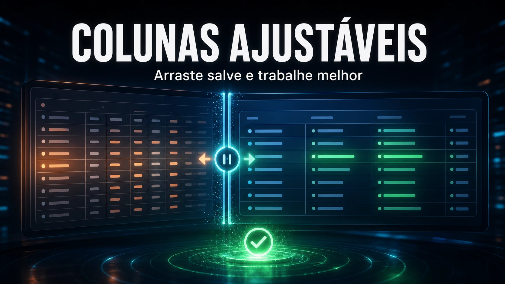 Redimensionar colunas nas listagens do GLPI