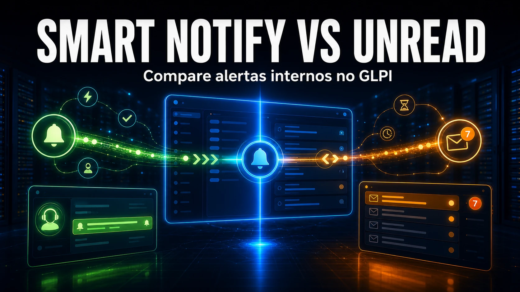 Smart Notify vs Unread: Notificações Internas no GLPI